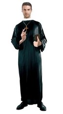 Pánsky čierny kostým kňaza