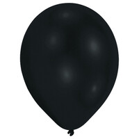 Sada 25ks čiernych balónov (priemer 27 cm)