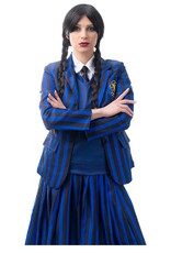 Dievčenská uniforma Wednesday Addams, fialová