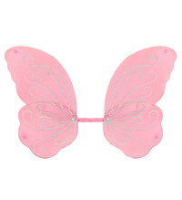 Motýlie krídla, ružová (víla), 85 x 50 cm