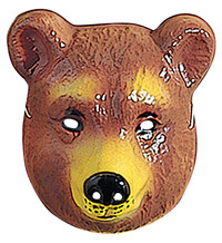 Plastová maska Medveď