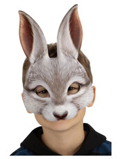 Detská maska biely zajačik