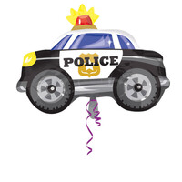 Fóliový balónik auto polícia 60 cm x 45 cm