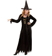 Dámsky kostým čarodejnice, (čierny)