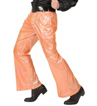 Pánske disco nohavice, oranžové