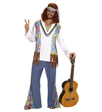 Pánsky hippie kostým s vestou