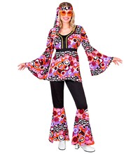 Dámsky kostým  70. roky vzor bublin