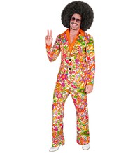 Pánsky kostým hippie,farebný