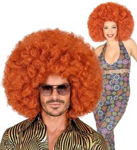 Červenkastá oversize afro parochňa