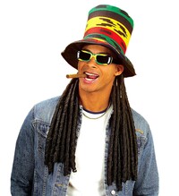 Rasta klobúk s dredmi