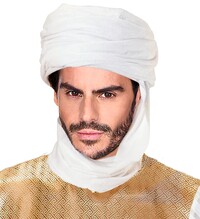 Arabský turban biely