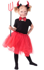 Detský kostým TUTU set čertica