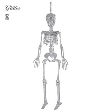 Strieborná kostra s glitrami, 92 cm