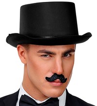 Veľký klobúk v čiernej farbe