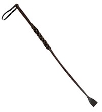 Žokejský bičík s koženým vzhľadom 60 cm
