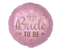Fóliový balón Bride to be, ružový