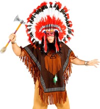 Pánske indiánske poncho