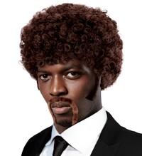 Afro set Pulp Fiction (parochňa, parochne, fúzy)