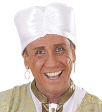 Biely turban