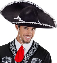 Čierne sombrero 55 cm