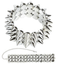 Špicatý náhrdelník (choker) a náramok