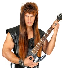 Paruka rocker, dlhá