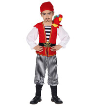Detská pirátska súprava s papagájom