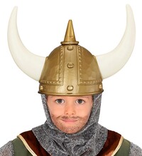 Detská vikingská prilba s rohmi