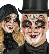 Halloweenska maska strašidelného muža