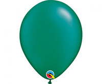 Nafukovací balón metalický zelený 1 ks (priemer 28 cm)