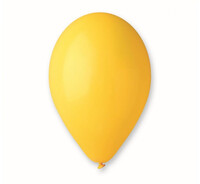Sada 10ks nafukovacích balónov, pastelovo žltá (priemer 26 cm)