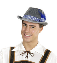 Bavorský klobúk s perím (Oktoberfest)