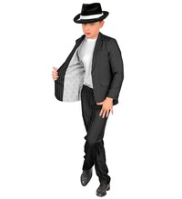 Chlapčenský kostým gentlemana/gangstra