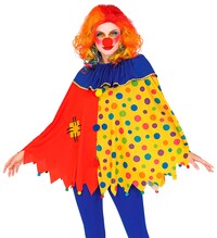 Dámske pončo klaun