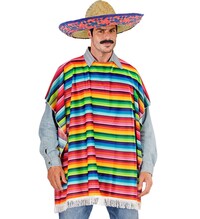 Mexický kostým (pončo, sombrero)