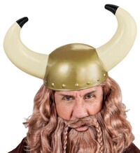 Vikingská prilba s veľkými rohmi