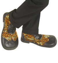 Leopardie párty topánky s pevnou podrážkou