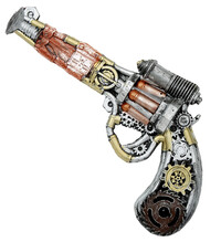 STEAMPUNK LATEXOVÁ REVOLVEROVÁ PISTOLA 32 cm
