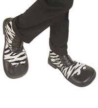 Zebra párty topánky s pevnou podrážkou