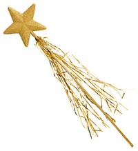 Zlatá čarovná palička 46 cm
