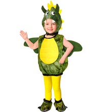 Detský kostým zeleného draka (kostým, dračia hlava, topánky)