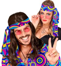 Hippie čelenka 60. roky, bubliny