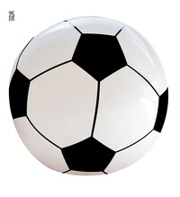 Nafukovacia futbalová lopta, 25 cm