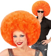 Nadrozmerná parochňa oranžové afro