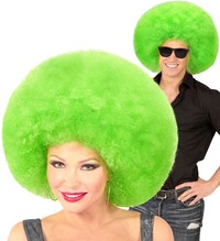 Nadrozmerná parochňa zelené afro