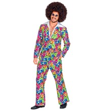 Pánsky hippie oblek s potlačou