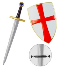 Rytierska súprava (meč a štít)