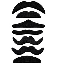 Čierne fúzy (7 rôznych typov)