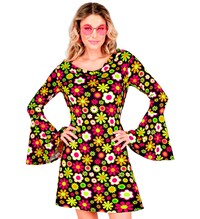Dámske hippie šaty s kvetmi