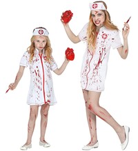 Dievča zombie zdravotná sestra kostým